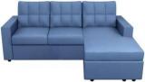 Godrej Interio Cyan Fabric 3 Seater Sofa