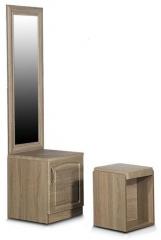 Godrej Interio Eudora N15 Dressing Table with Stool in Sonoma Oak Finish