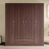 Godrej Interio Ewa Engineered Wood 4 Door Wardrobe