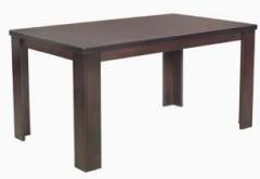 Godrej Interio JACK DINING TABLE BROWN BLACK Engineered Wood 6 Seater Dining Table