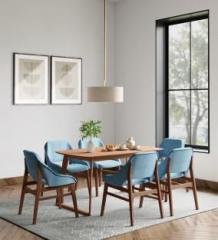 Godrej Interio Joey Engineered Wood 6 Seater Dining Table