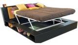 Godrej Interio Karbon King Bed With Mechanism In Cola Rain Colour