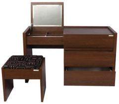 Godrej Interio Melissa Dressing Table in Dark Oak Finish