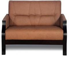 Godrej Interio Milos Two Seater Sofa in Cappucino Finish