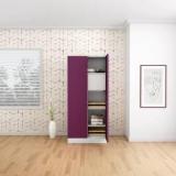 Godrej Interio Slimline 2 Door With Locker and Drawer Metal Almirah