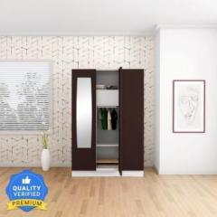 Godrej Interio Slimline 3 Door With Mirror, Locker and Drawer Metal Almirah