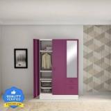 Godrej Interio Slimline Blend Metal 3 Door Almirah