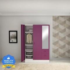 Godrej Interio Slimline Blend Metal 3 Door Almirah