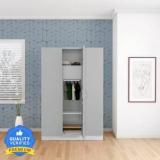 Godrej Interio Slimline With Locker And 2 Drawers Metal Almirah