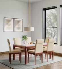 Godrej Interio Terrene Solid Wood 6 Seater Dining Set