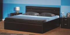 Godrej Interio Zurina King Bed with Storage in Wenge Colour