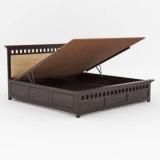 Goyalinterior Sheesham Wood Bed/Cot With Hyd Storage For Bedroom/Livingroom/Home/Hotel Solid Wood King Hydraulic Bed