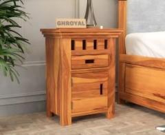 Goyalinterior Sheesham Wood Bedside/Side/End Table With Drawer Storage For Bedroom/Livingroom Solid Wood Bedside Table