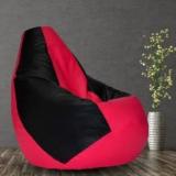 Gunj XXL Teardrop Bean Bag Cover With 2.Kg Beans Teardrop Bean Bag With Bean Filling