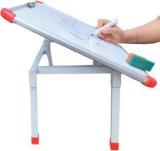 Guruji Traders Study & Laptop Table for bed | Whiteboard Top with height changing. Metal Study Table