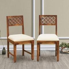 Hdwood Solid Sheesham Wood Set Of 4 Dining/ Study Chair For Dining, Study Room, Office. Solid Wood Dining Chair