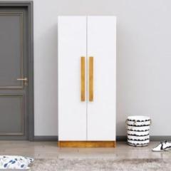 Hexa Red Engineered Wood 2 Door Wardrobe