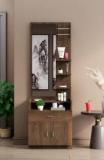 Hexa Red Engineered Wood Dressing Table