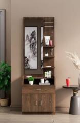 Hexa Red Engineered Wood Dressing Table