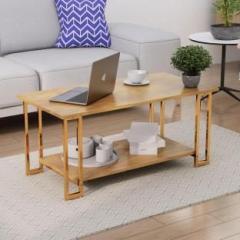 Hexa Red Wooden Coffee Table, Tea Table, Centre Table, Ideal for Home with Engineered Wood Coffee Table