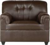 Hmg Leatherette 1 Seater Sofa