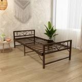 Homdec Crater space saving folding Metal Single Bed