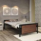 Homdec Taurus Space Saving Folding Metal Single Bed