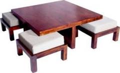 Home Edge Laon Solid Wood Coffee Table