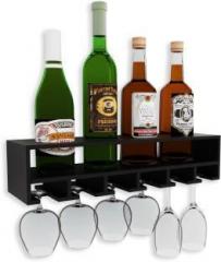 Home Sparkle Unique Wooden Bottle Rack Cellar