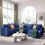 Homeify carolina Fabric 3 + 2 + 1 Sofa Set