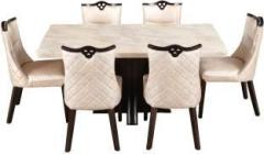 Hometown Alston Solid Wood 6 Seater Dining Set