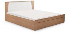 HomeTown Ambra King Bed with Hydraulic Storage in White Finish