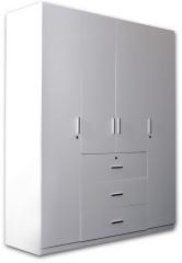 HomeTown Aspen High Gloss Four Door Wardrobe