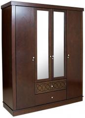 HomeTown Astra Four Door Wardrobe in Wenge Colour