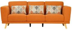 Hometown Beryl Fabric Three Seater Sofa