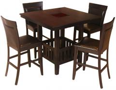 HomeTown Caren Four Seater Dining Set in Capuccino Finish