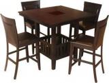 Hometown Caren Solid Wood 4 Seater Dining Set