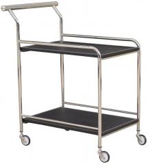 HomeTown Cyprus Serving Trolley in Black Colour