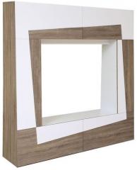 HomeTown Daisy Wall Entertainment Unit in Light Oak & White Colour