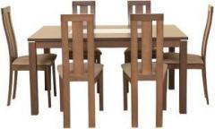 Hometown Delton Solid Wood 6 Seater Dining Set