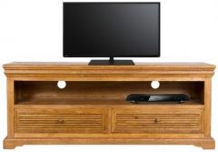 HomeTown Denver Entertainment Unit in Brown Oak Colour