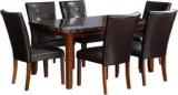 Hometown Eden Solid Wood 6 Seater Dining Set