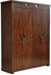 HomeTown Enrique Solid Wood Four Door Wardrobe