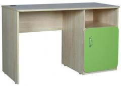 HomeTown Gia Study Table in Golden Maple & Green Colour