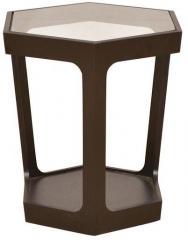 HomeTown Hex End Table in Black Colour