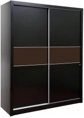 HomeTown Indiana Sliding Wardrobe in Wenge Finish