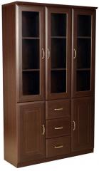 HomeTown Legacy Three Door Bookcase in Wenge