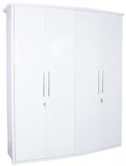 HomeTown Legend Four Door Wardrobe in White Colour