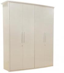 HomeTown Legend High Gloss Four Door Wardrobe in Beige Finish