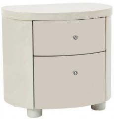 HomeTown Legend High Gloss Night Stand in Beige Finish